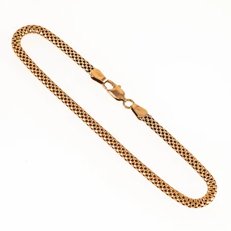 Armband längd 20cm bredd 3mm, ihålig, 14K 3,7g.