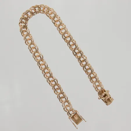 Armband Bismarck 19cm bredd 7,3mm, 18K, Vikt: 18,6 g
