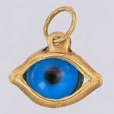 Hänge onda ögat längd 15mm bredd 14mm, 14K Vikt: 0,7 g