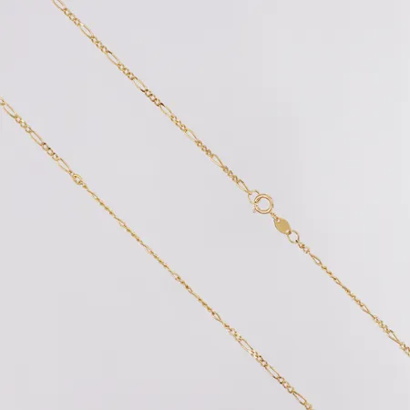 Kedja Figaro längd 47,5cm bredd 1,6mm 18K Vikt: 1,9 g