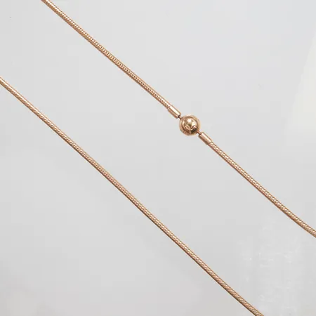 Kedja Pandora Moments ormlänk, längd: 50,2cm, bredd: 2,8mm, roséguldpläterad metall, Nypris 2499kr