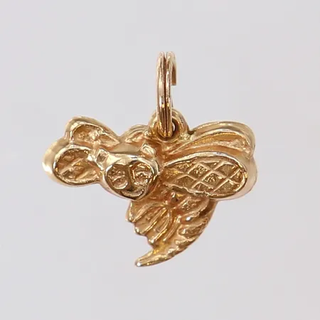 Hänge bi längd 14mm bredd 13mm 18K Vikt: 0,6 g