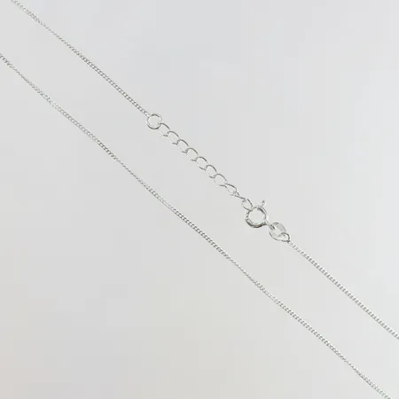 Kedja Pansar längd 38-42cm bredd 1mm Silver 925/1000. Vikt: 1,5 g