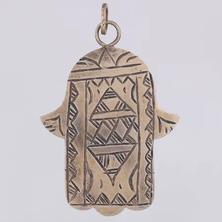 Hänge Fatimas hand Hamsa 45mm, silver 830/1000 Vikt: 3,4 g