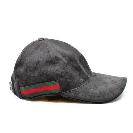 Keps Gucci Baseball Uomo GG Canvas M Black nr.200035.601491 bruksskick kvitto