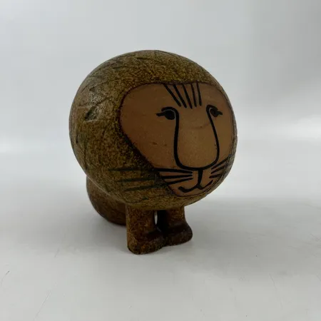Keramik skulptur Lejon Design Lisa Larsson Gustavsberg H ca 14cm.