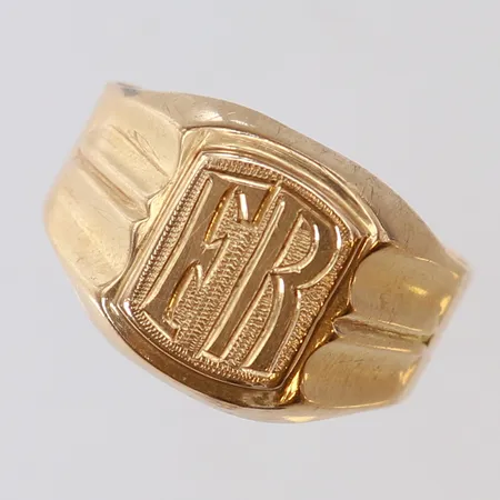 Klackring 19¾ bredd 13,7mm 18K Vikt: 5,5 g