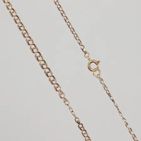 Collier doserad Bismarck42cm, bredd 1,8-3,6mm, ojämnheter, 18K Vikt: 3 g