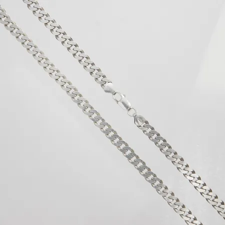 Kedja Pansar längd: 50,2cm, bredd: 7mm, GHA, silver 925/1000 Vikt: 46,1 g