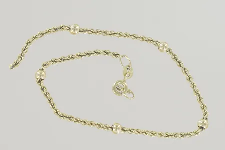 Armband längd 18,5 cm, defekt 9K   Vikt: 1,6 g