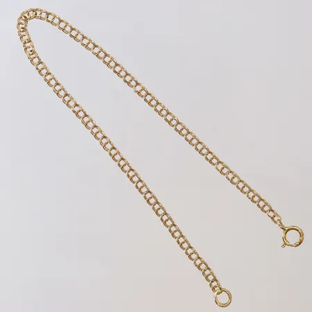 Armband Bismarck 19cm bredd 3mm 18K Vikt: 2 g
