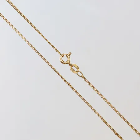 Kedja Pansar 40,5cm bredd 0,8mm 18K Vikt: 2 g