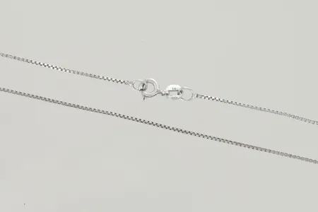 Halskedja längd 50.5 cm silver 925/1000 Vikt: 2,1 g