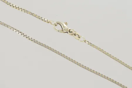Halskedja venezia längd 69 cm bredd 1,4 mm, förgyllt silver  925/1000 Vikt: 9,9 g