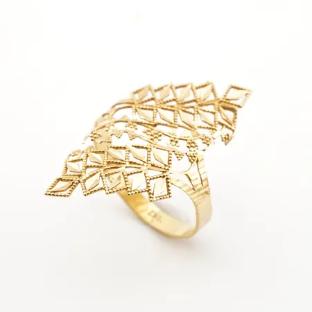 Ring, 21k defekt Vikt: 2 g