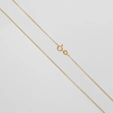 Kedja Pansar längd: 42,8cm, bredd: 1,1mm, mindre ojämnheter, 18K Vikt: 2,2 g
