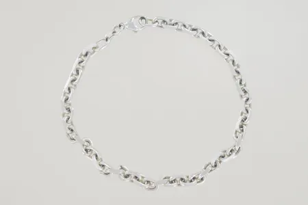 Armband ankar längd 21,5 cm bredd 4 mm, silver 925/1000 Vikt: 11,5 g