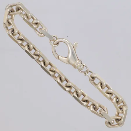 Armband, ankar, längd 24cm, bredd 7,9mm, GHA repor 925/1000 silver Vikt: 48,8 g