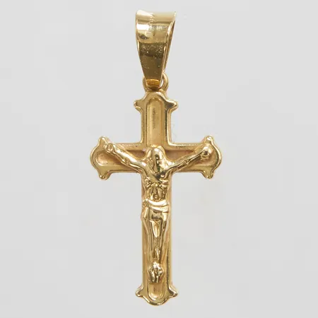 Hänge krucifix 30x13mm, 14K Vikt: 1,9 g