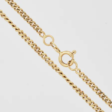 Armband Pansar, längd 19,5cm, bredd 2,2mm, 18K. Vikt: 3,7 g