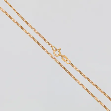 Kedja Pansar längd 48cm bredd ca 1,5cm Balestra, slitet lås, 18K Vikt: 4,5 g