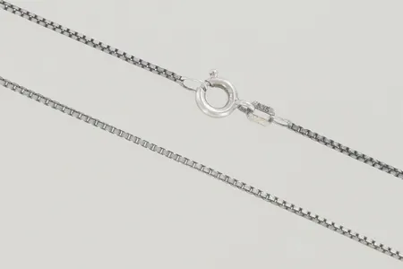 Halskedja venezia längd 44,5 cm, silver 925/1000 Vikt: 2,4 g