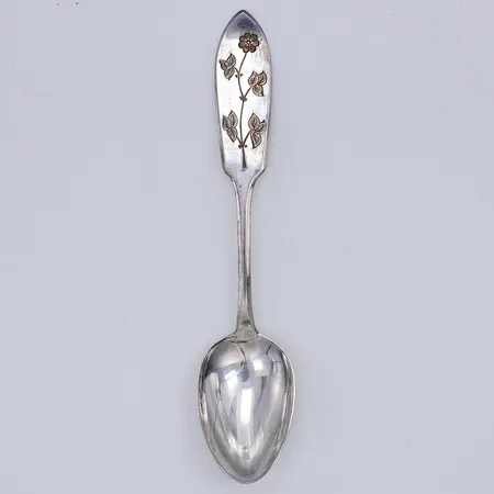 Sked blomma 15cm, gravyr, silver 830/1000 Vikt: 25,9 g