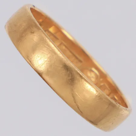 Ring slät, stl:20½, gravyr,18K Vikt: 5,2 g