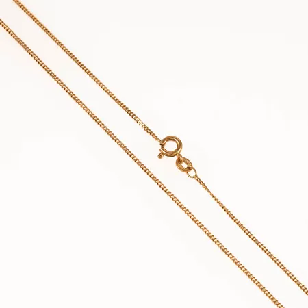 Kedja Pansar längd 46,5cm bredd 1,3mm, 18K 3,0g. 