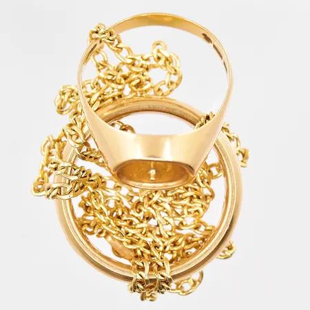 Diverse guld defekt gravyrer 18K Vikt: 18,5 g