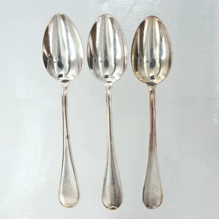 3 Skedar 18cm GAB silver 830/1000 Vikt: 112,2 g