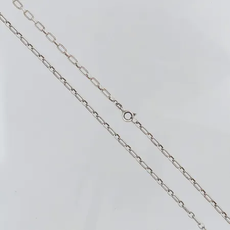 Kedja Ankar mönstrad längd 71cm bredd 3,5mm, kattfot, silver 835/1000 Vikt: 10,3 g