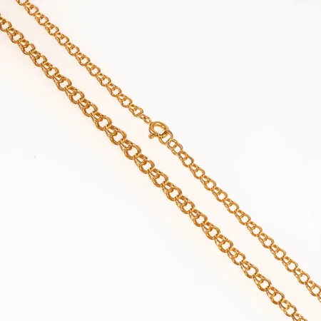 Collier Bismarck längd 43cm bredd 3,3-4,7mm, 18K 7,7g. 