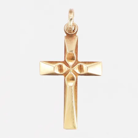 Hänge kors 27x14mm, 18K Vikt: 0,7 g