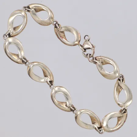 Armband, längd 20cm, defekt/av 925/1000 silver Vikt: 14,9 g