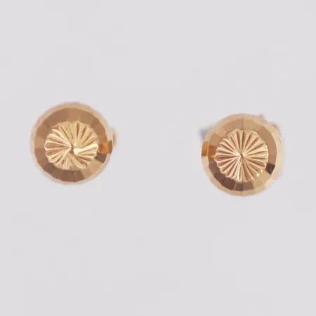 Örhängen Ø6,7mm olika lås 14K Vikt: 1,5 g