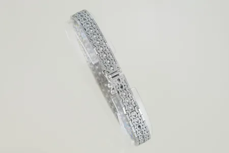 Armband längd 19 cm bredd 8 mm, silver 830/1000 Vikt: 14,9 g