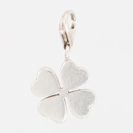 Hänge/Berlock fyrklöver 25x15mm, silver 925/1000 Vikt: 2,6 g