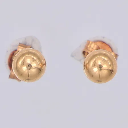 Örhängen kulor ca Ø4mm, 14K Vikt: 0,4 g