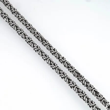 Kedja Kejsarlänk längd 65cm bredd 6,8mm, utan lås, silver 113,3g.