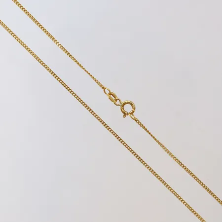 Kedja Pansar 47cm bredd 1mm lås i 14K, 18K Vikt: 3,5 g