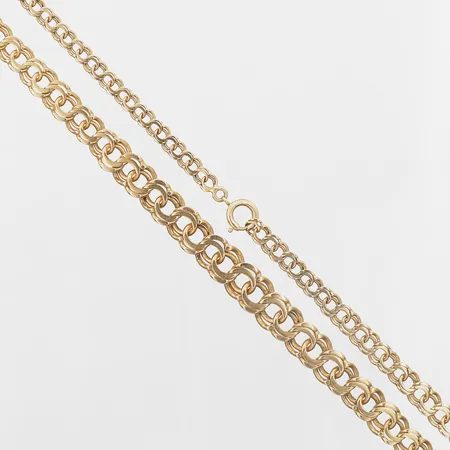 Collier doserad Bismarck defekt/av, del saknas, längd 35mm, 18K guld Vikt: 16,5 g