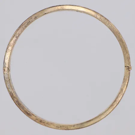 Stelt armband, öppningsbart, Ø60mm, bredd 4,9mm, oxiderat, 925/1000 silver Vikt: 8 g
