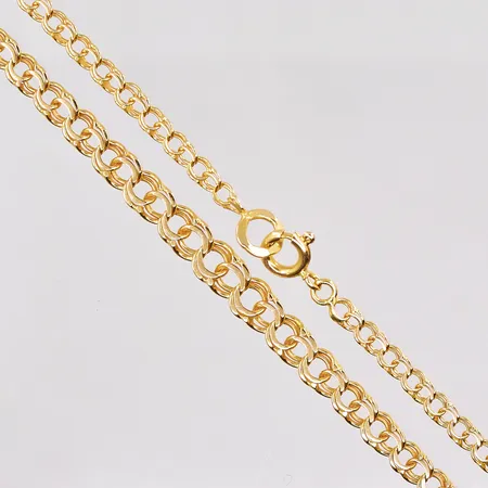 Collier Bismarck längd 45cm doserad bredd 2,9-5mm 18K Vikt: 6,6 g