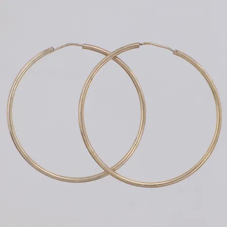 Ett par örhängen, Ø50mm, 830/1000 silver Vikt: 3,9 g