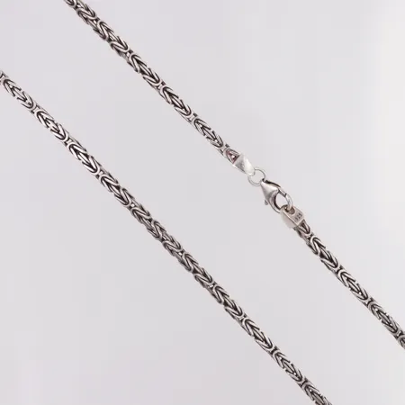 Kedja Kejsarlänk längd 60cm bredd 3mm, 925/1000 silver Vikt: 35,5 g
