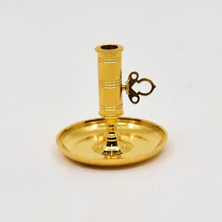 Miniatyr kontorsljusstake Skultuna 1607 höjd ca 4cm originalask medföljer