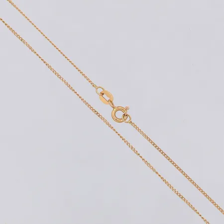 Kedja Pansar längd 42cm bredd 1mm, 18K Vikt: 1,8 g