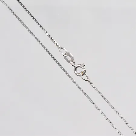 Kedja Venezia längd 40,5cm bredd 1mm vitguld Balestra 18K Vikt: 3,1 g
