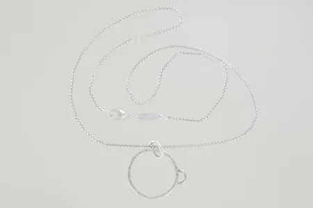 Halskedja med hänge Thomas Sabo, justerbar längd 38-42 cm, silver Vikt: 4,4 g